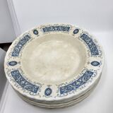 Ridgway Portland English Earthenware Plates (Set of 17)