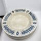 Ridgway Portland English Earthenware Plates (Set of 17)