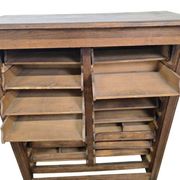 Commode/classeur/armoire de notaire vintage en bois