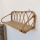 Vintage rattan shelf