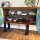 Vintage teak sideboard – Scandinavian style from the 60s/70s – 230 cm