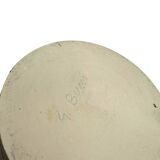 Mid-century style dark green ceramic vase, Gabriele Bucci Italy ca. 2000s