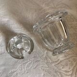 Vintage Baccarat Crystal Mustard/Jam/Honey Jar, Harcourt Missouri Model, Fr
