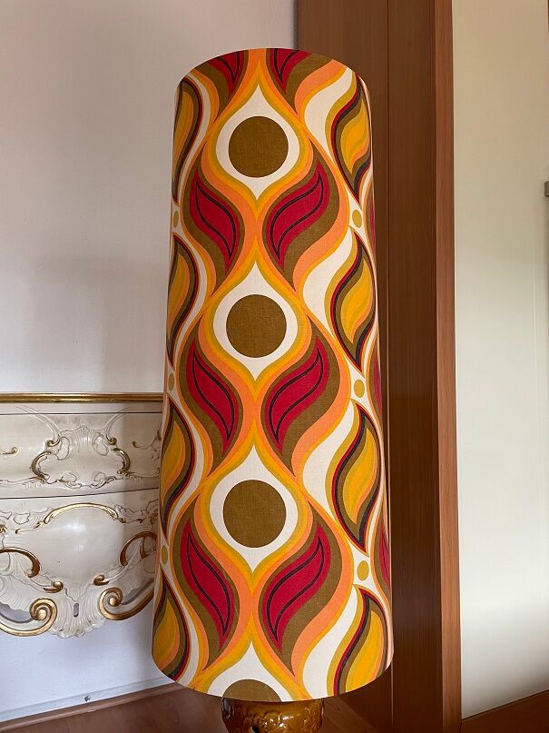 Floor lamp Lucifer vintage lampshade