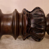 Small mahogany column table