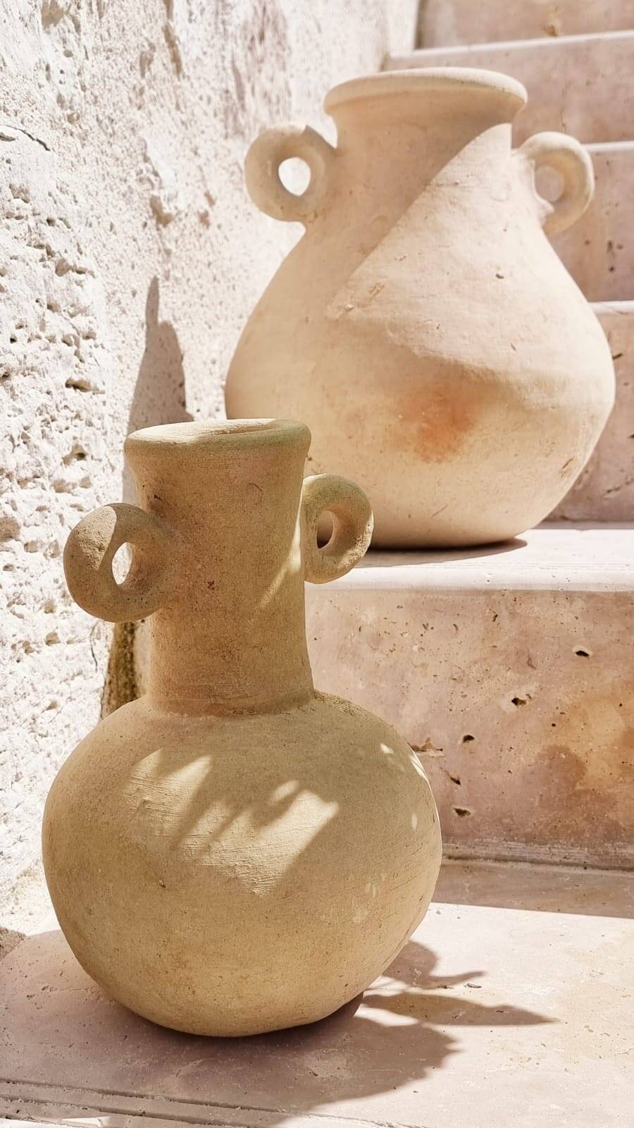 Tamegroute ceramic handle pottery