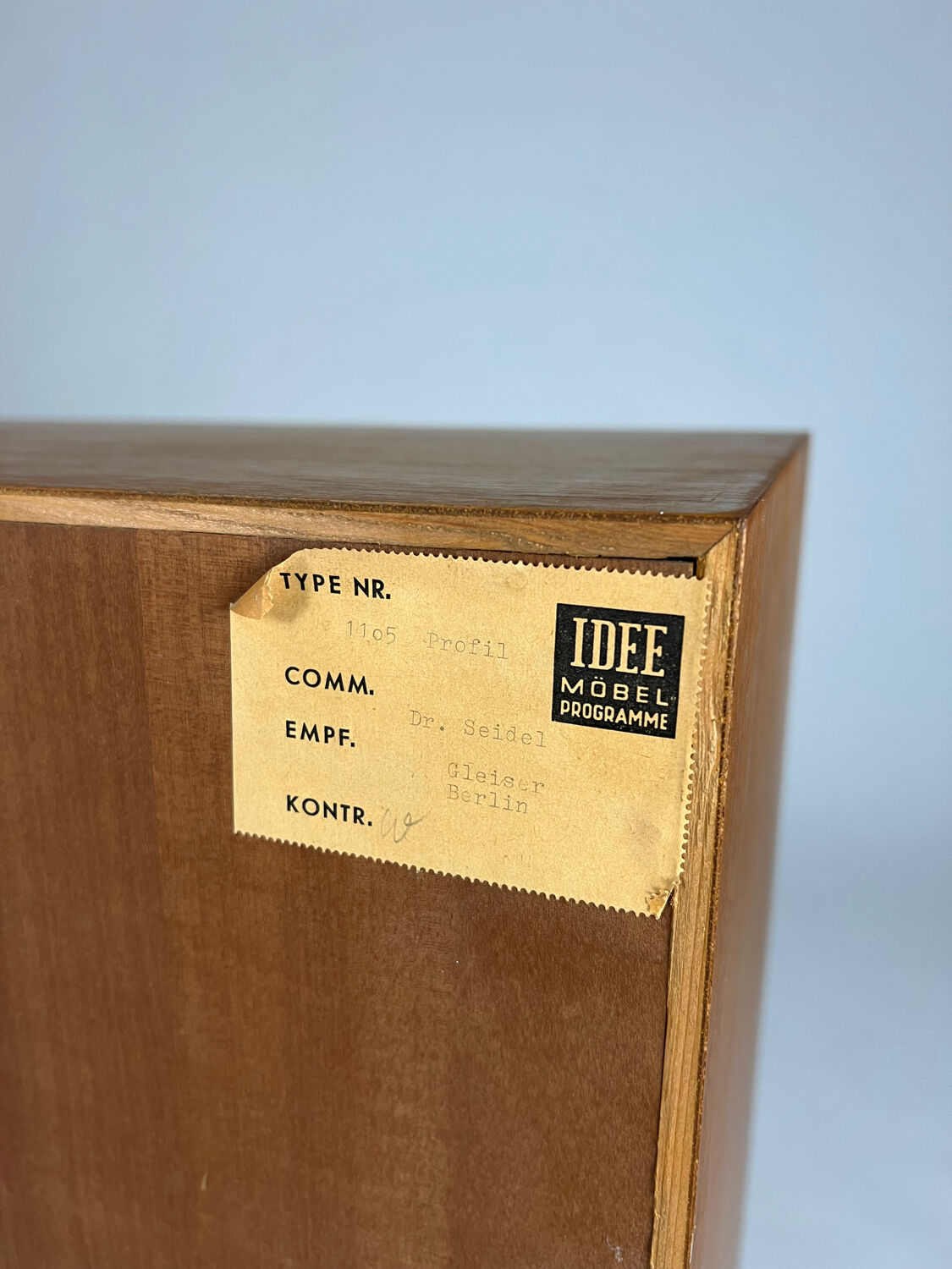 Mid-century teak cabinet by Erich Stratmann Idee 60s vintage 70s