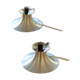 Pair of mountain wall lamps