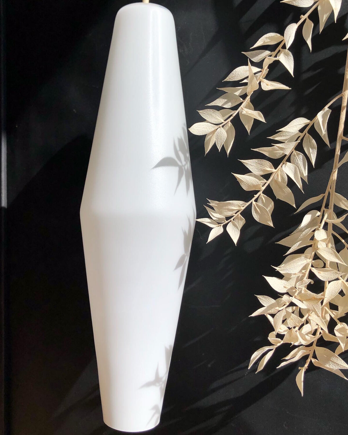 Vintage opaline pendant lamp