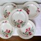 5 assiettes creuses de St Amand modèle Peg