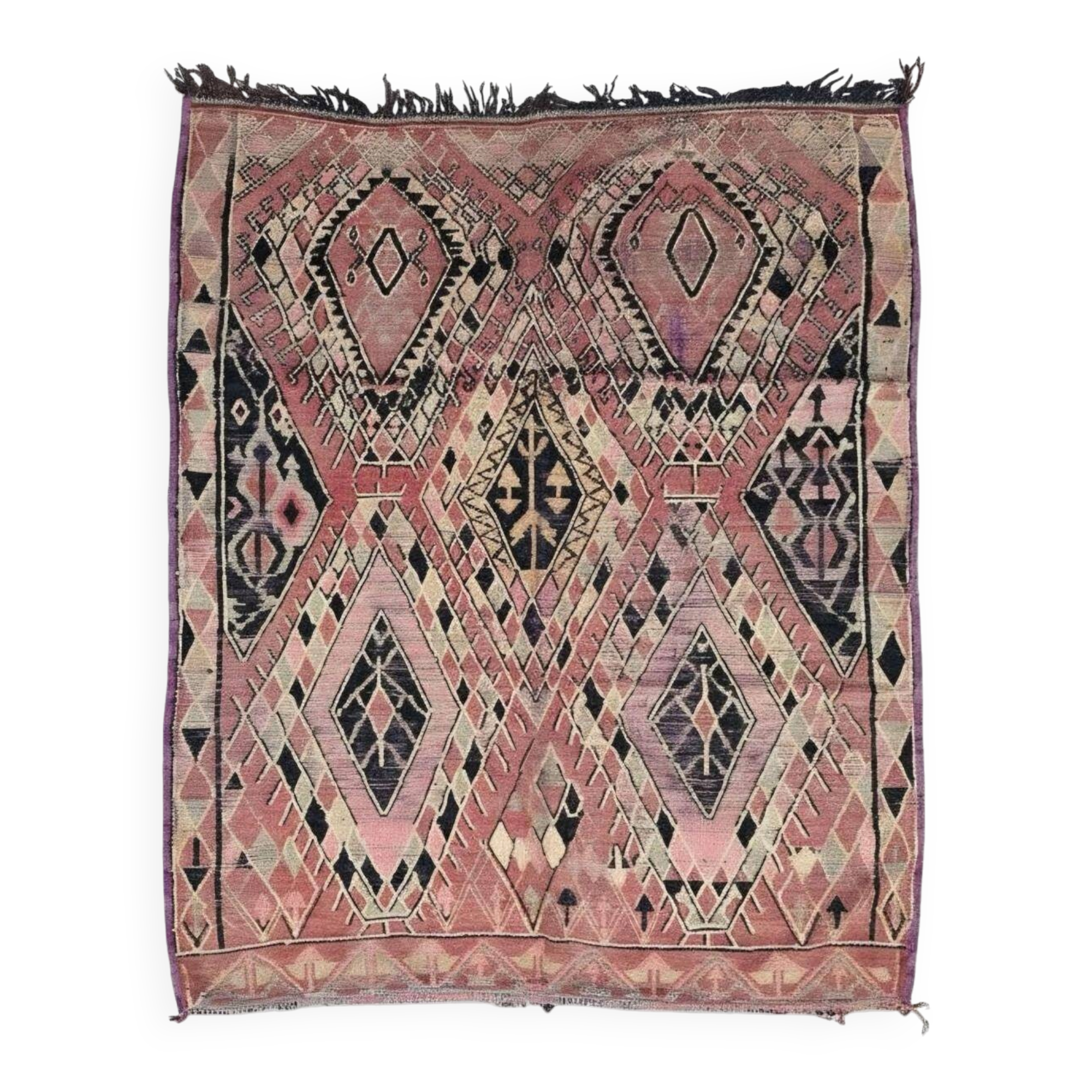 Vintage Berber Rug - 220 x 174 cm