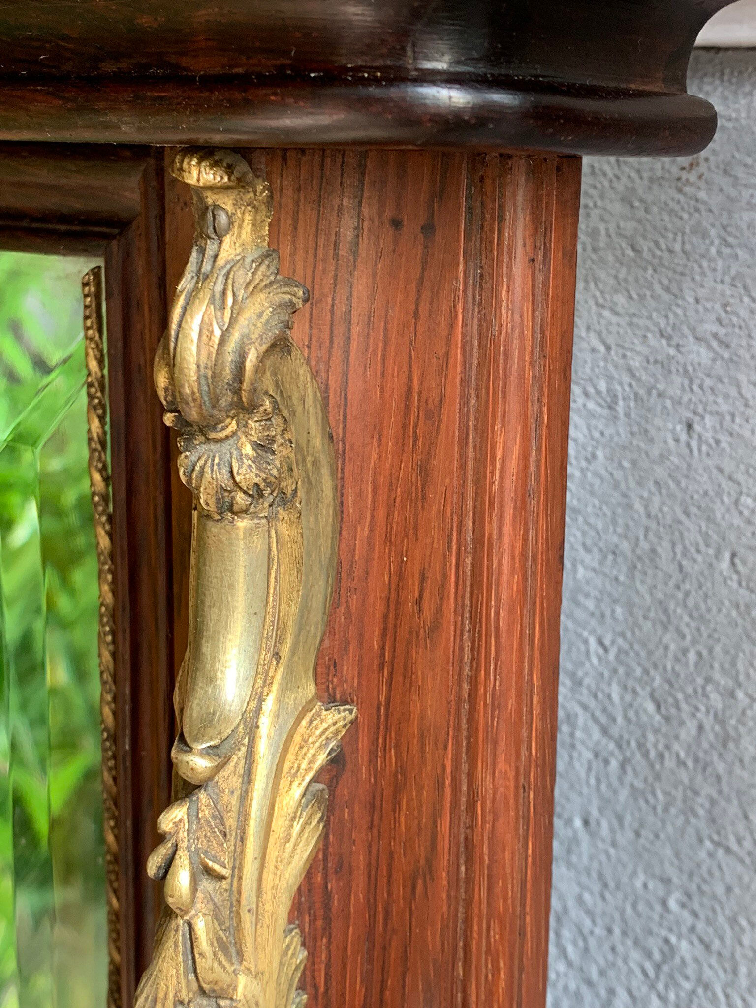 Ancient trumeau fireplace mirror - 146x100cm