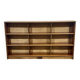 1950s English mahogany bookcase shelf
