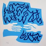 Jean coulot: friendship, original signed silkscreen print