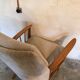 Cozy vintage mid century Scandinavian style armchair