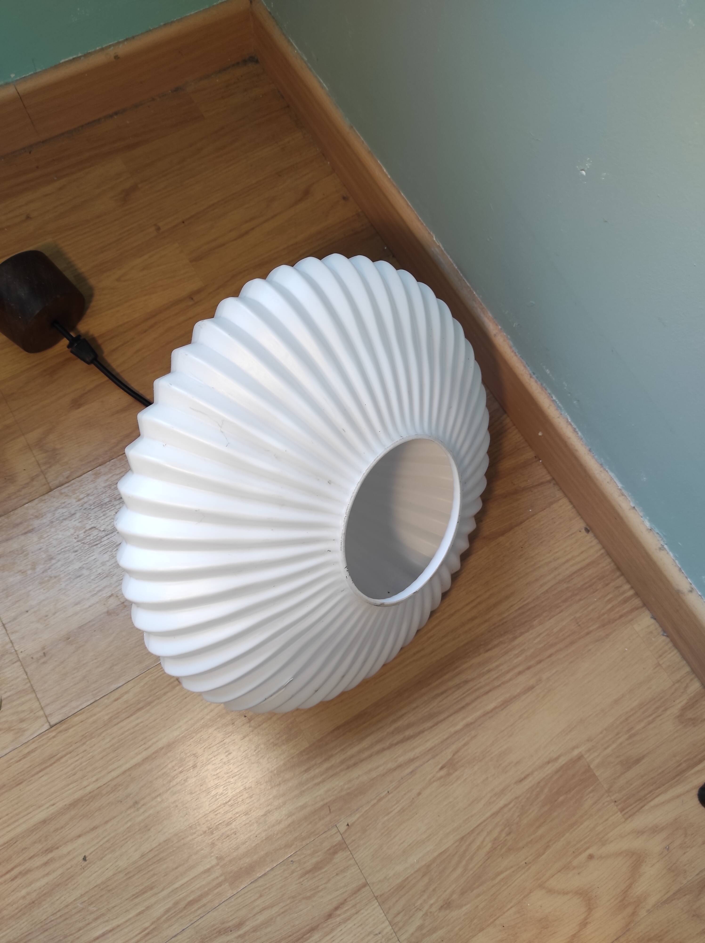 Opaline 50s pendant lamp