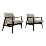 Customizable Pair Of Restored Mid Century Armchairs By Juliusz Kędziorek, 1960s