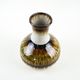 Ceramic vase with drip glaze, German pottery from the 1970s