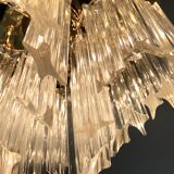 Novaresi Murano glass ceiling lamp, 1970