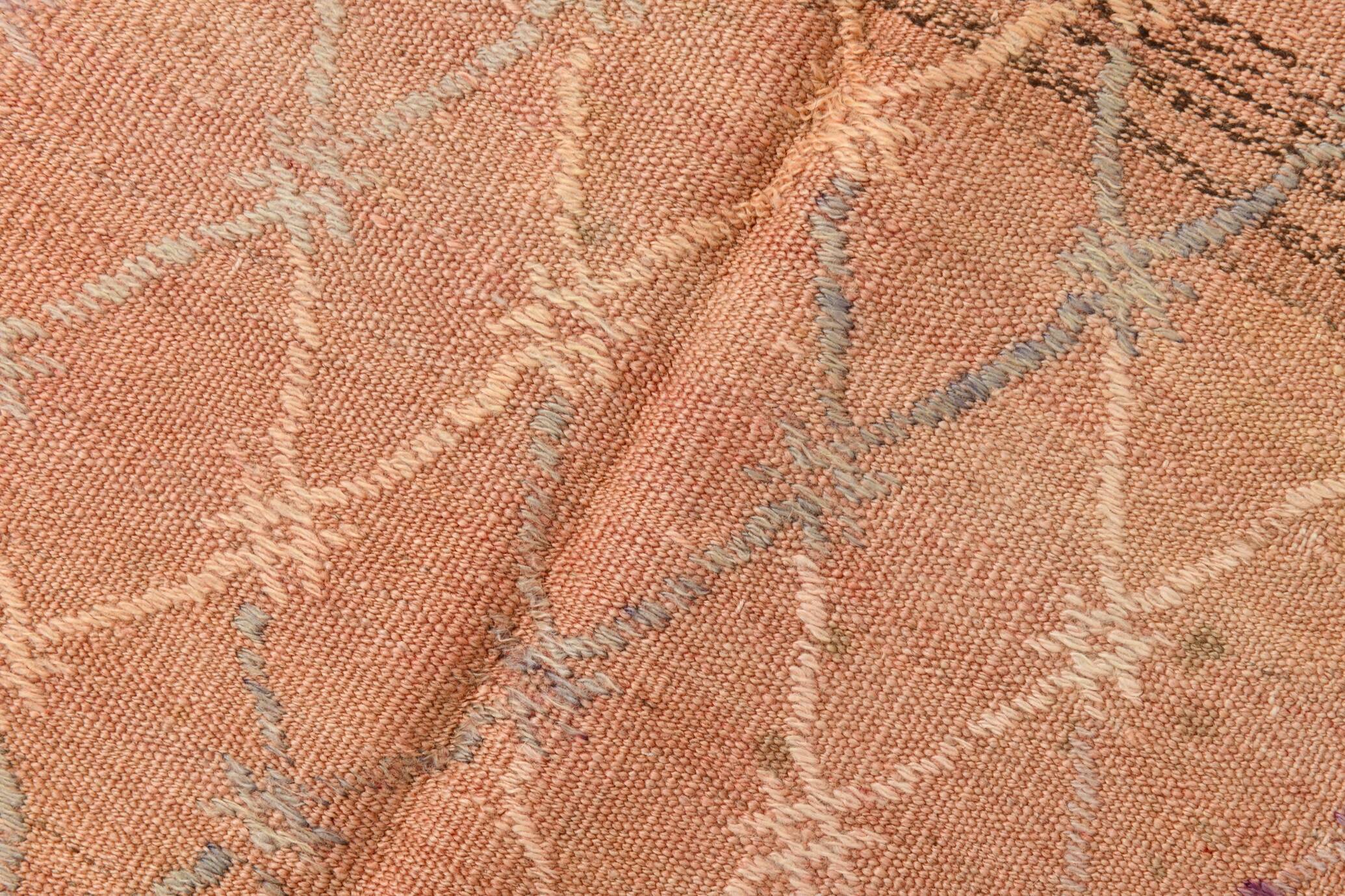 5x8 Turkish Kilim Rug, 154x254Cm