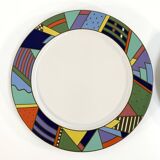 Lot de 2 assiettes à servir Metropol de Barbara Brenner pour Rosenthal, 90