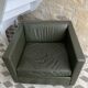 Fauteuil Pfister Knoll cuir kaki