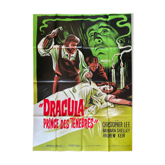 Affiche cinéma "Dracula Prince des Ténèbres" Christopher Lee 120x160cm 1968