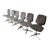 sell 6 swivel chairs from the 60s - Horst Brüning for Cor