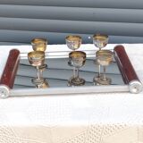 Art Deco mirrored tray