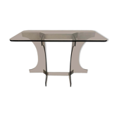 Alu console and smoked plexiglass