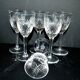 Set of 6 junon stemmed glasses cristallerie lorraine lemberg dlg chantilly h13.5