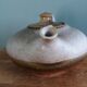 Teapot by Raymond Guibert, Lamoura, Jura, in Puisaye stoneware.