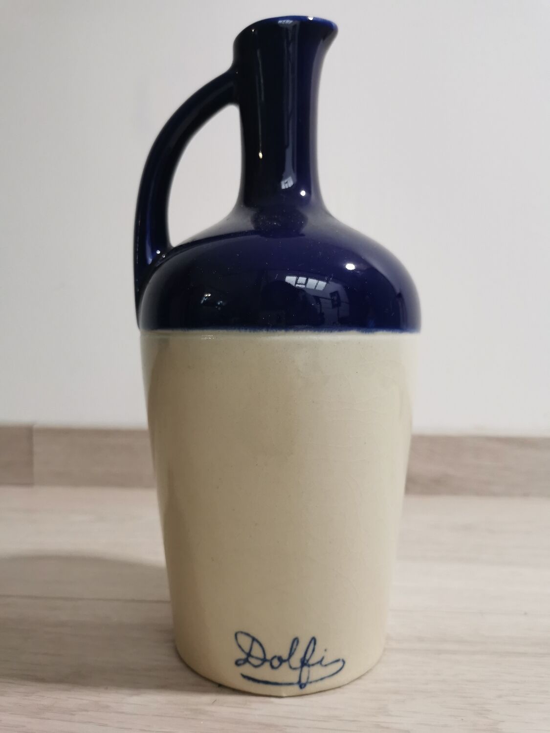 Antique ceramic bottle Dolfi Vintage