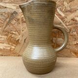 Ancien pichet digoin grès beige made in france vintage