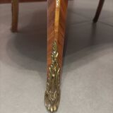 Marquetry Pedestal Table MIA Charles Topino