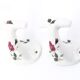 Pair of porcelain hooks from Limoges Chapus Frères