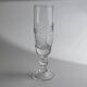 Lot of 12 vintage crystal champagne flutes, Italy 1970s.