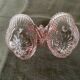 Pink double glass salt shaker