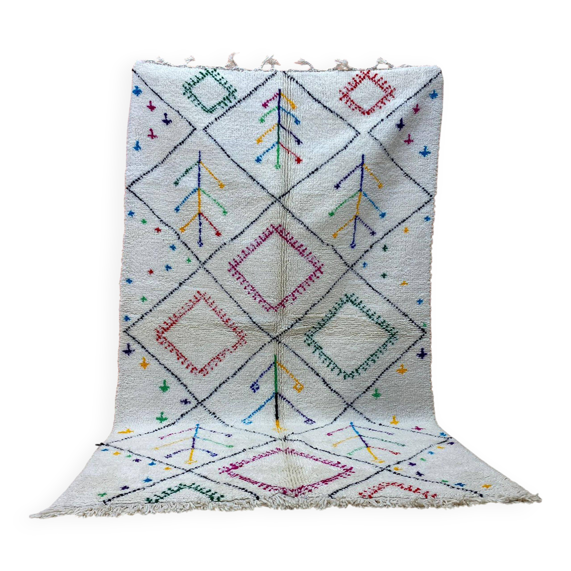 Large Berber wool rug 3x2 m