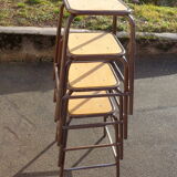 4 high industrial stools