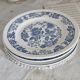 4 vintage mismatched flat plates in blue and white earthenware porcelain - Lot Emma