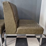 Ensemble suite de 3 chauffeuses fauteuils Vintage