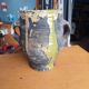 Pot / Jar in smoked and glazed ancient terracotta