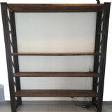 Vintage bookcase and shelves,