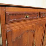 Very large manor sideboard, late 19th century, solid oak