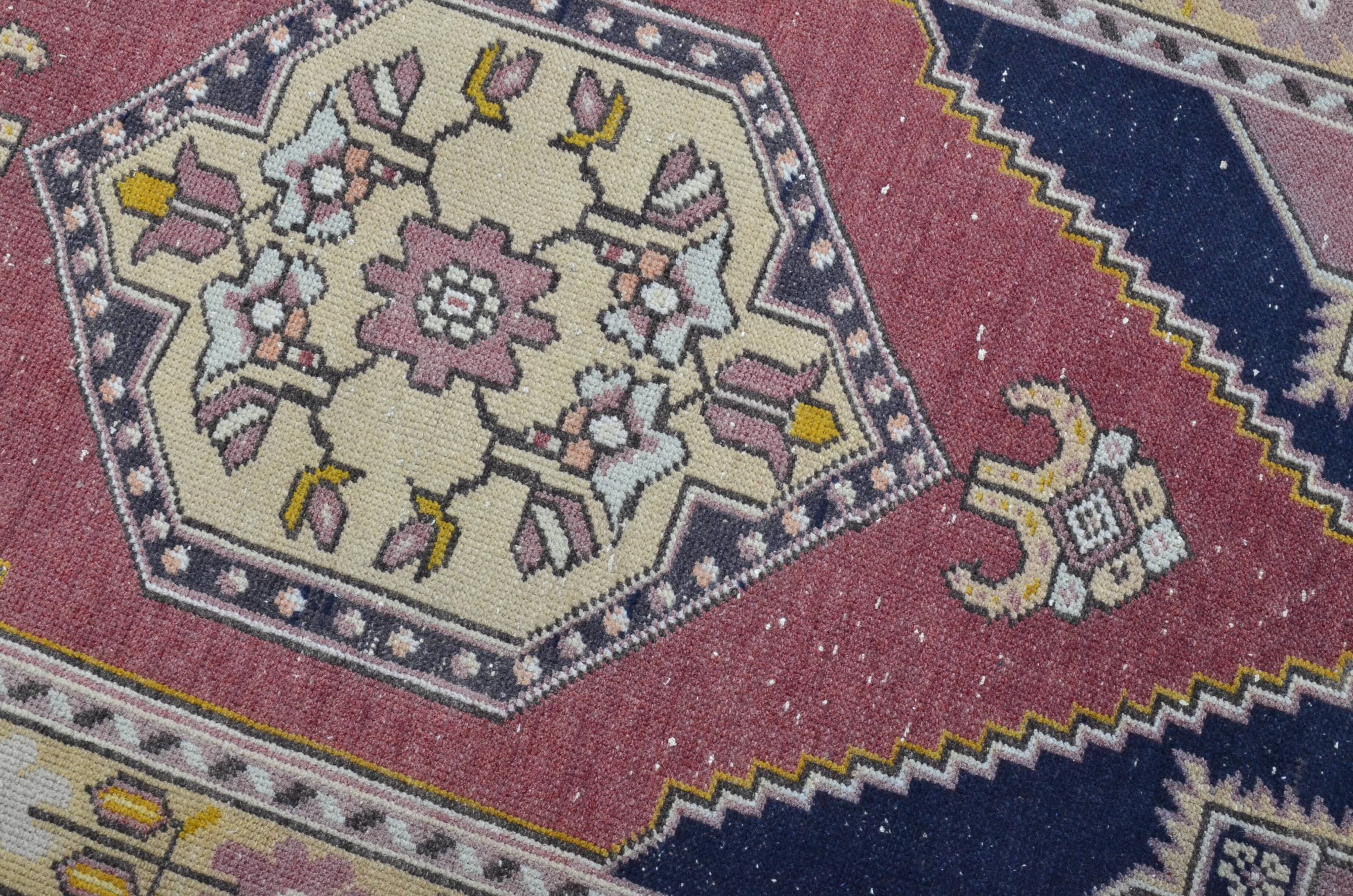 Vintage Turkish Small Floral Carpet sku 3281