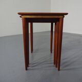 Danish Teak Nesting Tables, 1960s, Set of 3
