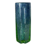 Vase vintage scandinave bleu et vert de Benny Motzfeldt pour Randsfjord