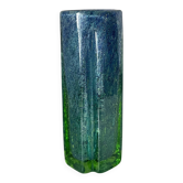 Vase vintage scandinave bleu et vert de Benny Motzfeldt pour Randsfjord