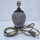 Art deco contorted ceramic lamp base in the Louis Dage Jean Besnard style from the 1930s